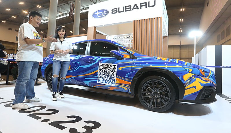 Tampilan Keren The All New Subaru WRX Dibalut Stiker Kamuflase - Bagian 2