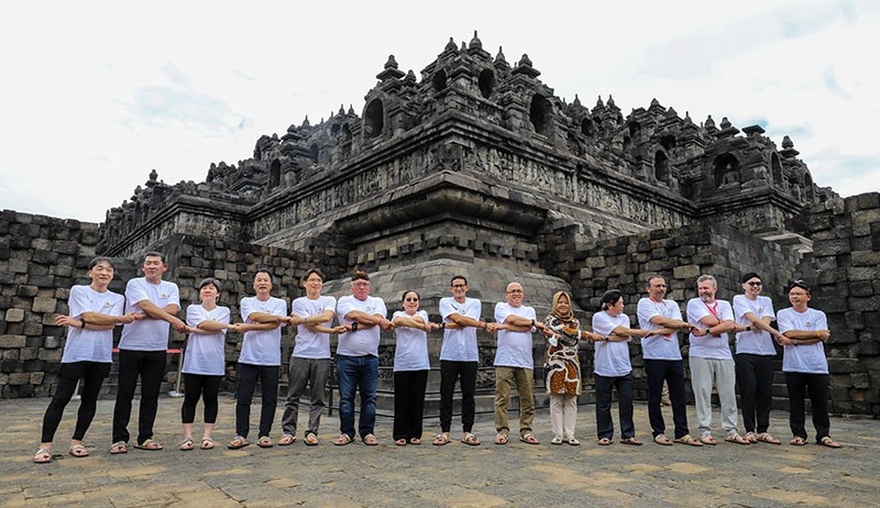 Delegasi ATF 2023 Diajak Membatik hingga Kunjungi Candi Borobudur - Bagian 1