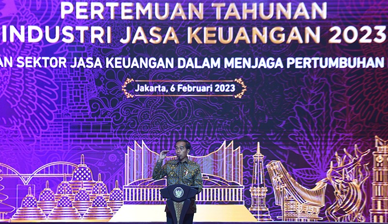 Presiden Jokowi Hadiri Pertemuan Tahunan Industri Jasa Keuangan 2023 - Bagian 3