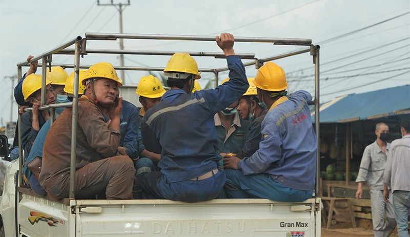 Potret TKA China Berangkat Kerja di Konawe, Tercatat Ada 2.000 Orang - Bagian 1