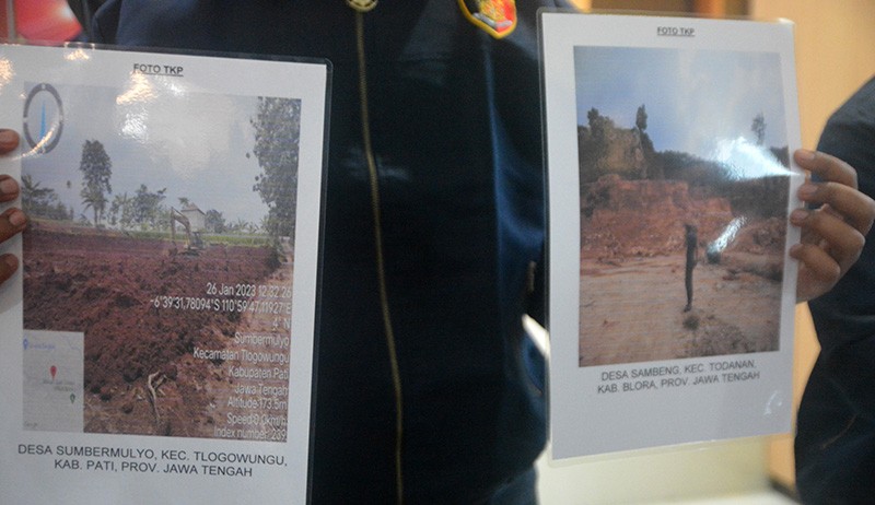 2 Lokasi Penambangan Ilegal di Blora dan Pati Digerebek Polisi - Bagian 1