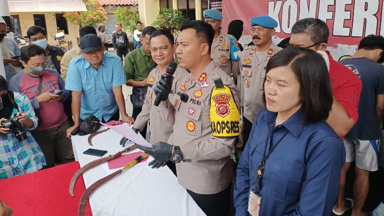 7 Anggota Geng Motor Pengeroyok 2 Pemuda di Parujakan Cirebon Tertangkap