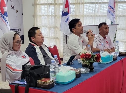 Ketua DPW Perindo Jambi Minta Kader Berjuang Keras Capai Target 2 Digit di Pemilu 2024