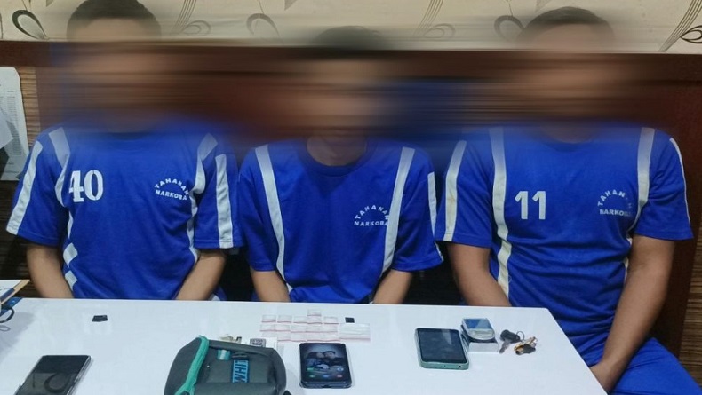 3 Pengedar dan Bandar Sabu Ditangkap di Sukabumi, Terancam 20 Tahun Penjara