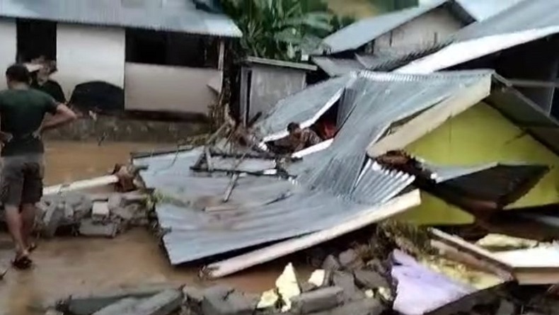 7 Desa di Gorontalo Utara Terendam Banjir, Ada Rumah Warga Ambruk