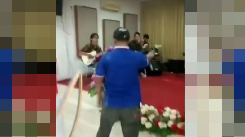 Beredar Video Warga Larang Jemaat Ibadah di Gereja Bandarlampung