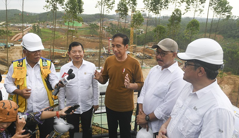 Menteri Basuki Jadi Reporter Dadakan Wawancara Presiden Jokowi - Bagian 1