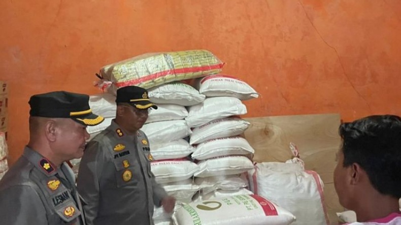Pantau Stok Pangan dan Stablitas Harga, Polres Gorontalo Utara Datangi Pasar Tradisional 