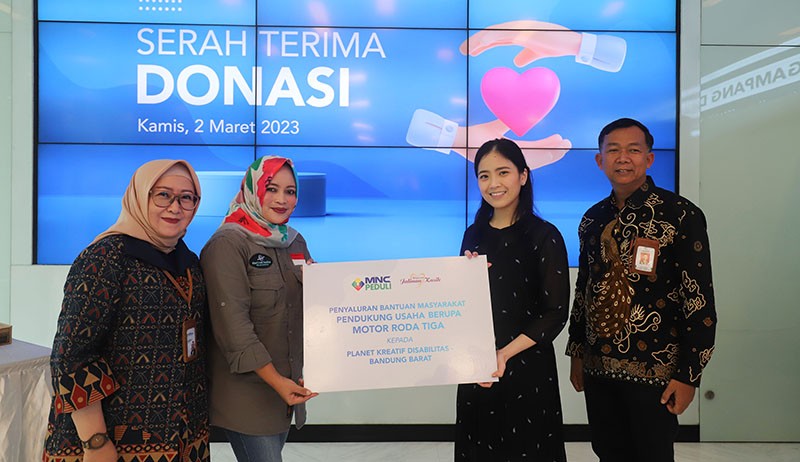 Planet Kreatif Disabilitas Terima Bantuan dari MNC Peduli - Bagian 1