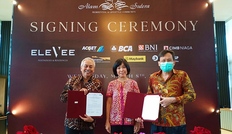 Alam Sutera Tunjuk PT ACSET Indonusa Tbk sebagai Kontraktor Utama Proyek Elevee Penthouse & Residences  - Bagian 1