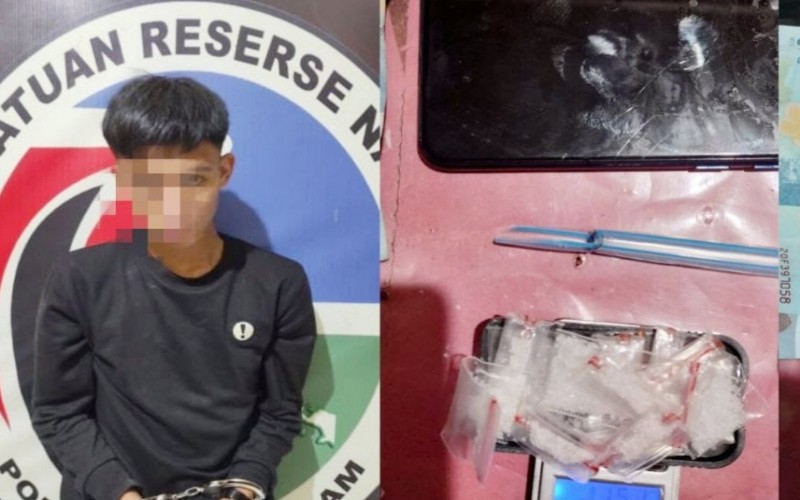 Kurir Narkoba di Pagaralam Ditangkap, 13 Paket Sabu Diamankan