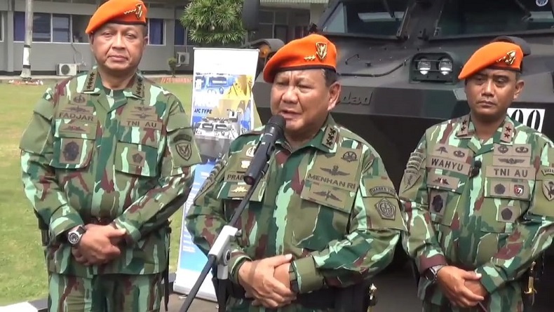Menhan Prabowo Akan Perkuat Persenjataan dan Penambahan Skadron Tempur TNI AU