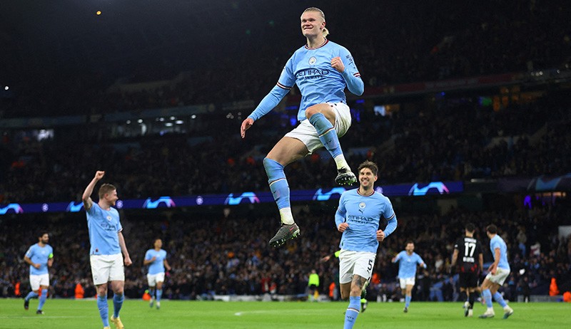 Erling Haaland Borong 5 Gol, Man City Bantai Leipzig 7-0 - Bagian 2