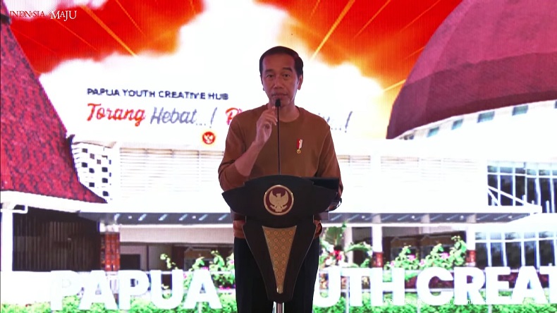 Presiden Jokowi Resmikan Papua Youth Creative Hub
