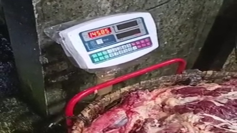 Polisi Gerebek Penjualan Daging Sapi Diduga Gelonggongan di Boyolali
