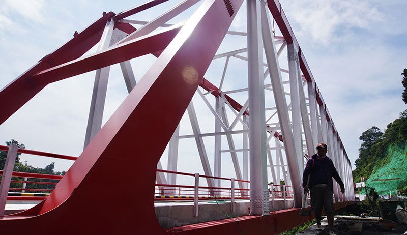 Progres Pembangunan Jembatan Gladak Perak di Lumajang - Bagian 2