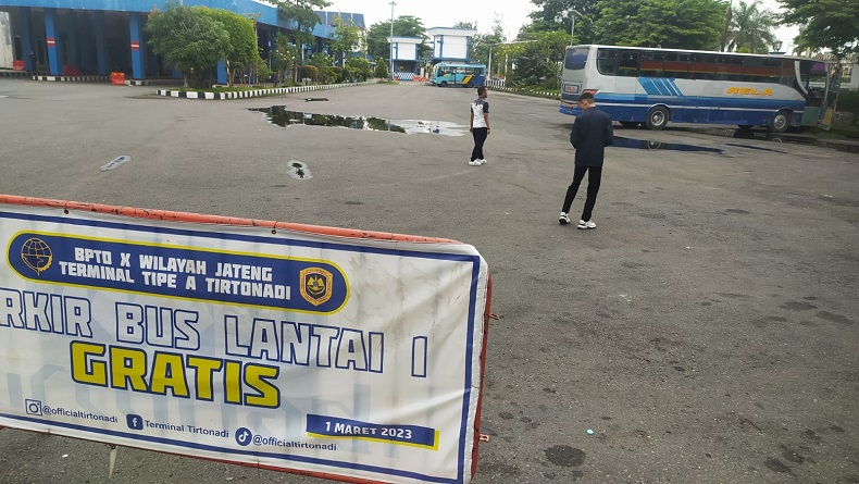 Ribuan Peserta Mudik Gratis Kemenhub bakal Padati Terminal Tirtonadi Solo