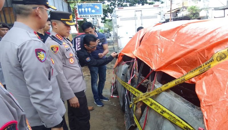 Polisi Selidiki Penyebab Mobil Pengetap BBM Terbakar di Samarinda