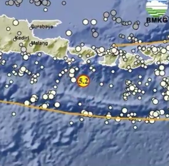 Gempa Terkini M5,2 Bali Berpusat di Laut, Tak Ada Potensi Tsunami