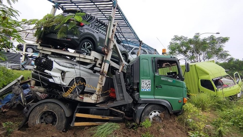 Kecelakaan 6 Tewas di Tol Semarang-Boyolali, Polisi Segera Olah TKP