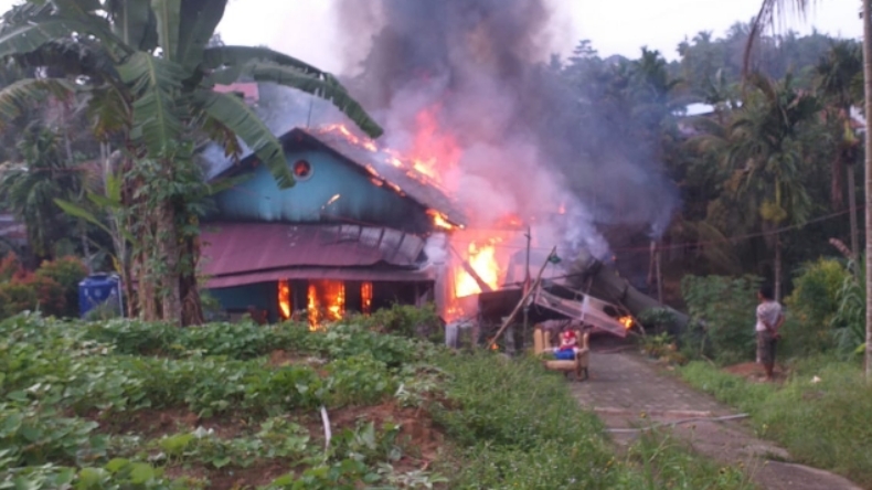 Kebakaran di Jambi, Rumah dan 4 Motor Ludes Terbakar