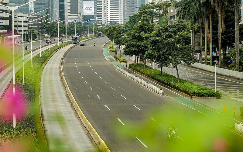 Penampakan Jalanan Jakarta Sepi Ditinggal Mudik - Bagian 1