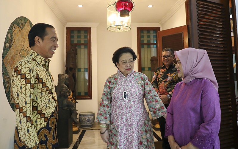 Presiden Jokowi Silaturahmi ke Kediaman Megawati Soekarnoputri - Bagian 2