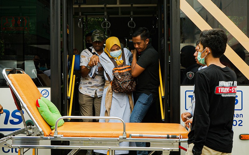 385 WNI Dievakuasi dari Sudan Tiba di Asrama Haji Pondok Gede - Bagian 1