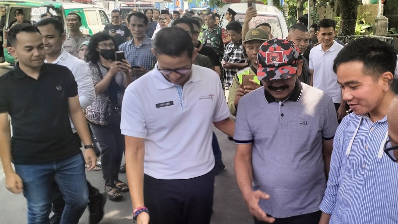 Sandiaga Uno Sambangi Rumah FX Rudy di Solo, Kode Cawapres Ganjar Pranowo?