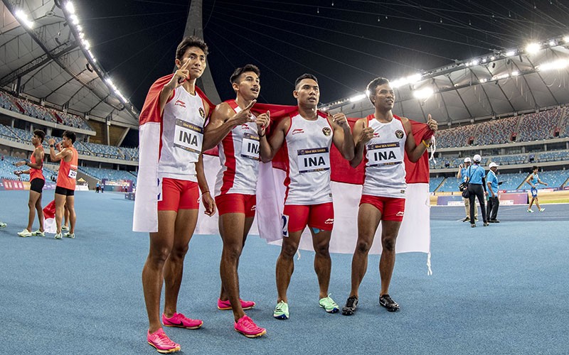 Pelari Estafet Putra Indonesia Raih Medali Emas SEA Games 2023 - Bagian 2