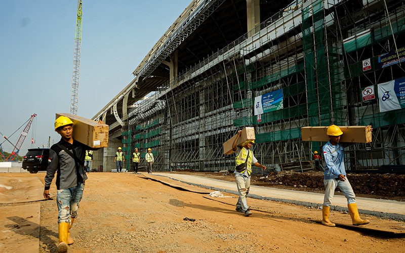 Progres Pembangunan Stasiun Kereta Cepat di Halim Sudah Mencapai 90,86 persen - Bagian 1
