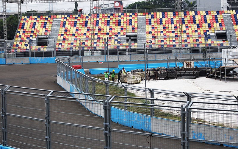 Persiapan Sirkuit Formula E Jelang Jakarta e-Prix 2023 - Bagian 4