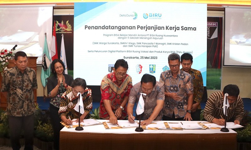 BIRU Kerja Sama Program Pelatihan dan Kewirausahaan dengan 5 Sekolah SMK di Jateng - Bagian 1