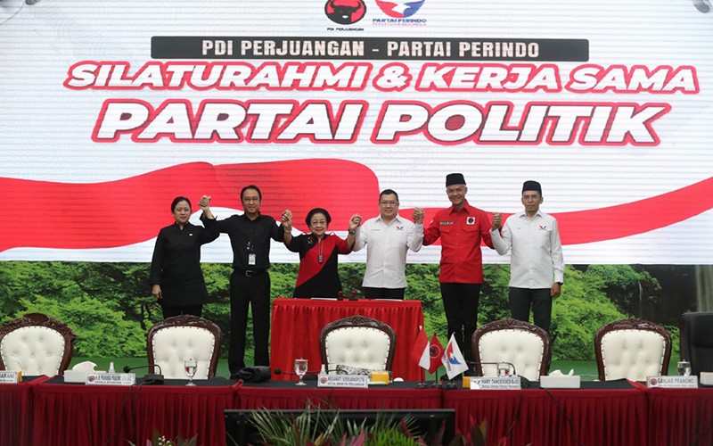 Partai Perindo Resmi Dukung Ganjar Pranowo, MoU Diteken HT dan Megawati - Bagian 1