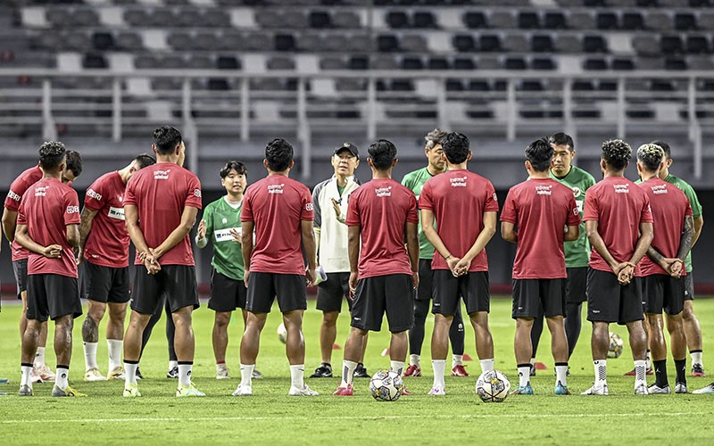 Latihan Timnas Indonesia Jelang Hadapi Palestina - Bagian 1