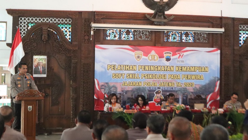 Ratusan Perwira Polisi Ikuti Pelatihan Soft Skill Psikologi di Pemalang