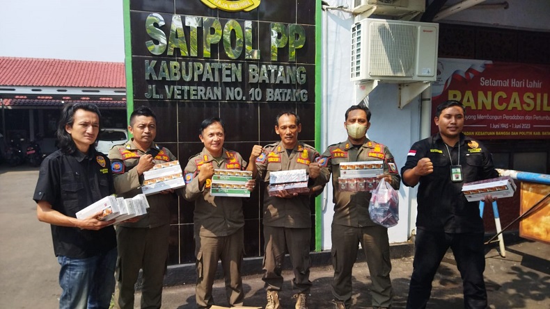 Rokok Ilegal Disita saat Razia di Batang, Segini Jumlahnya  