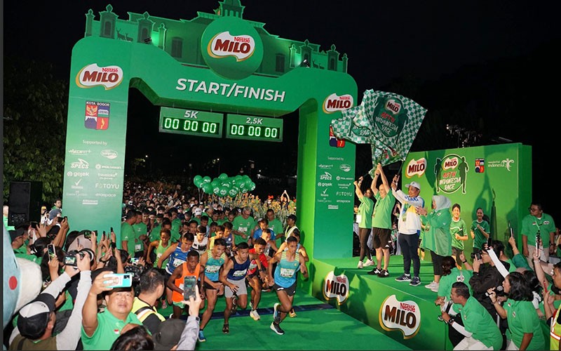 3.500 Peserta Meriahkan Lomba Lari Tahunan MILO di Bogor - Bagian 1