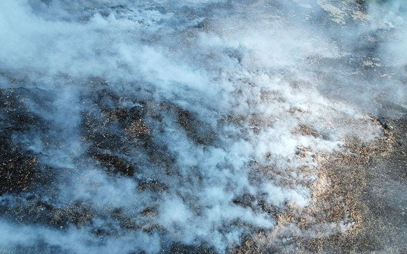 Kebakaran Lahan Sampah TPA Tegal Meluas - Bagian 1