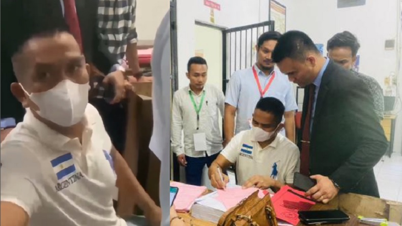 Viral Aksi AKBP Achiruddin Hasibuan Tepis Tangan Wartawan saat Rekam Pelimpahan Berkas 