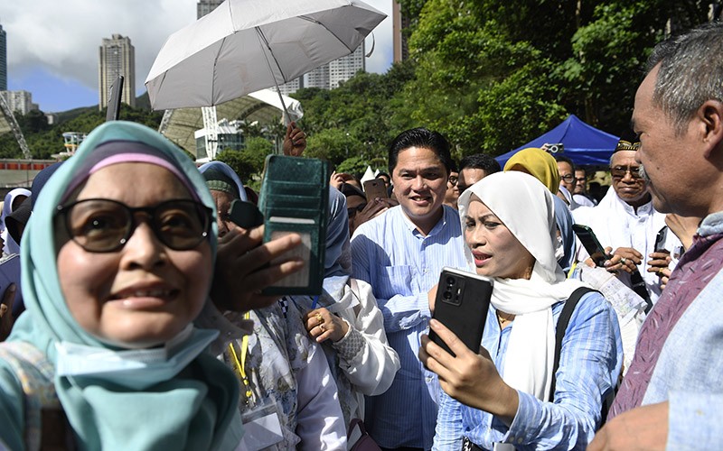 Senyum Erick Thohir Rayakan Idul Adha bersama WNI Muslim di Hong Kong - Bagian 3