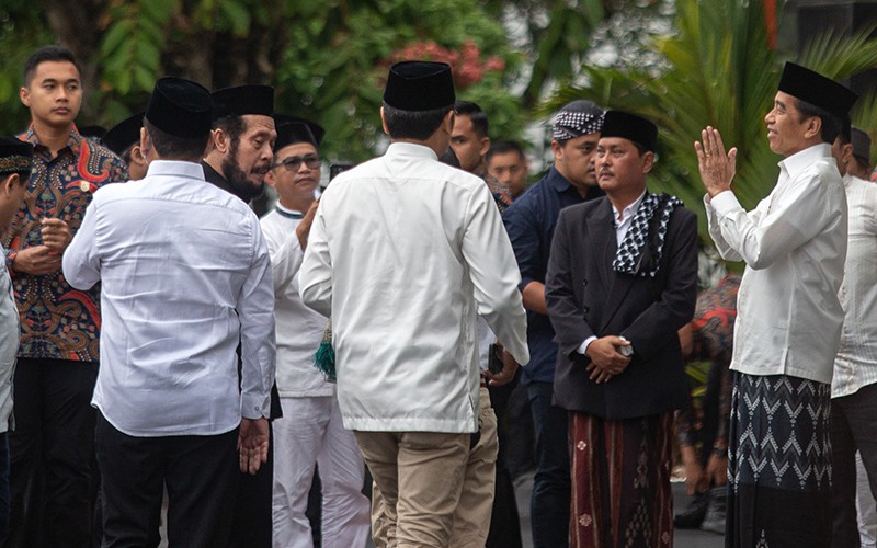 Presiden Jokowi bersama Ribuan Warga Sholat Idul Adha 1444 H di Istana Yogyakarta - Bagian 1