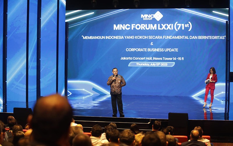 Ketua KPK Firli Bahuri Ingatkan Korupsi Musuh Bersama saat Jadi Pembicara di MNC Forum ke-71 - Bagian 2