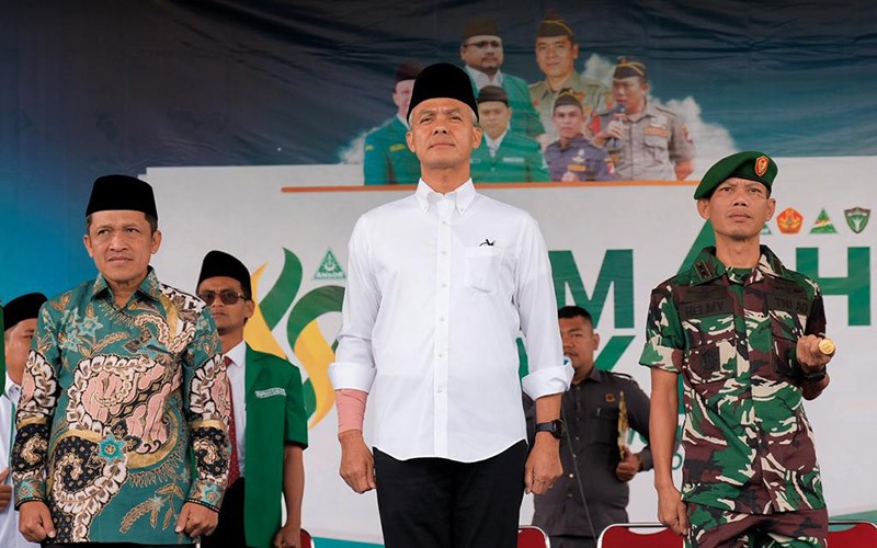 Ganjar Pranowo Disambut Ribuan Kader GP Ansor - Bagian 3