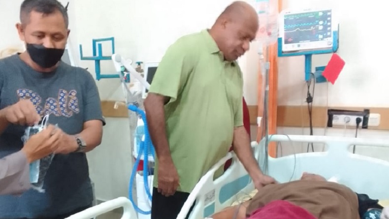 Luka Dipanah, Bripka Laode Brimob Korban Kerusuhan di Dogiyai Dirujuk ke Jakarta