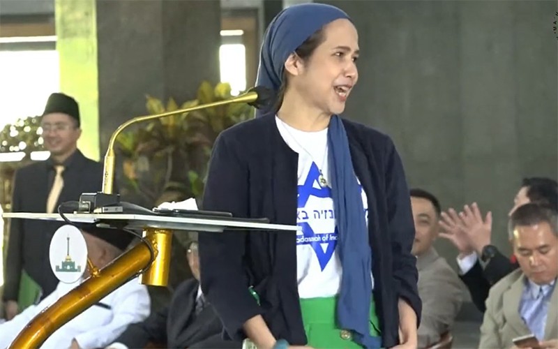 Foto-Foto Aktivis Pro Israel Pakai Baju Bintang Daud Ceramah di Ponpes Al Zaytun - Bagian 4