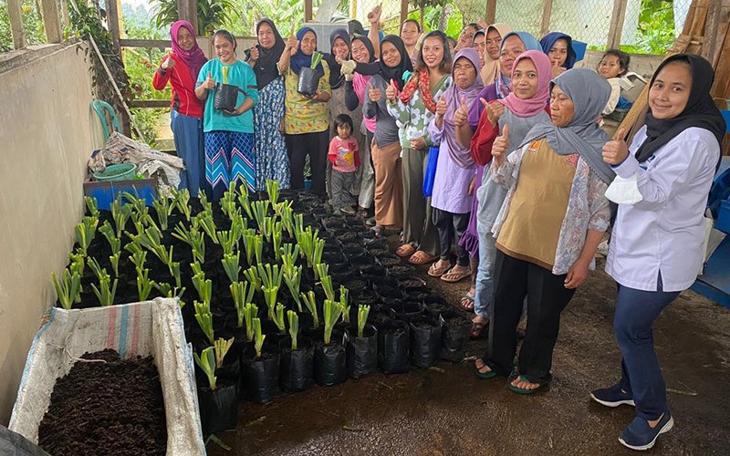 PNM Peduli Olah Limbah Jadi Berkah untuk Kampung Madani Cibodas - Bagian 1