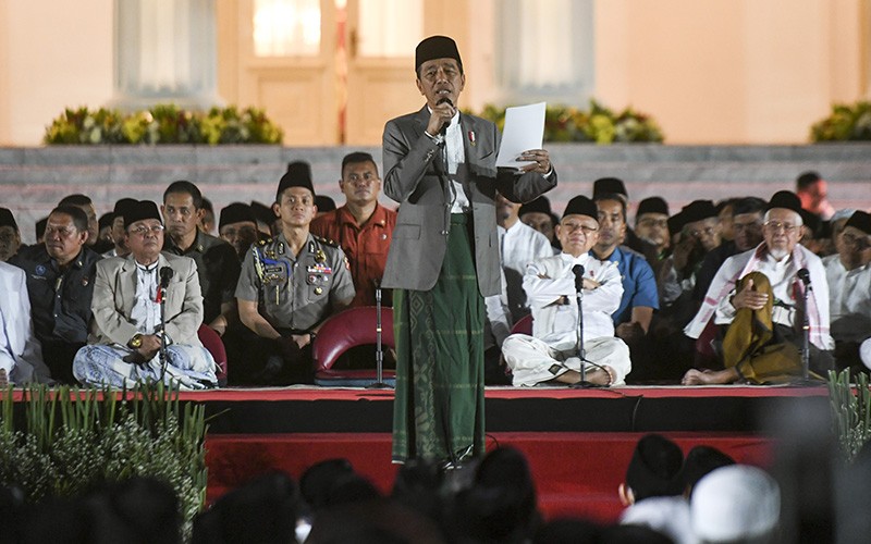 Zikir dan Doa Kebangsaan 78 Tahun RI di Istana Merdeka - Bagian 1