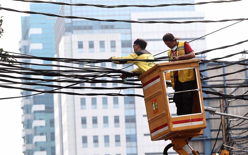 Penertiban Kabel Semrawut di Jakarta - Bagian 2