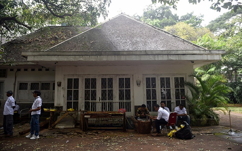 Suasana Rumah Guruh Soekarnoputra yang Akan Dieksekusi PN Jaksel - Bagian 1
